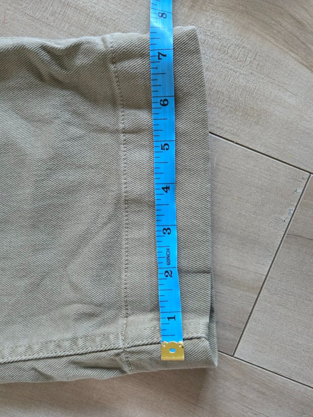 Quince Ultra-Stretch Straight Leg Chino Pants Khaki Tan Size 27 Workwear - Picture 10 of 11